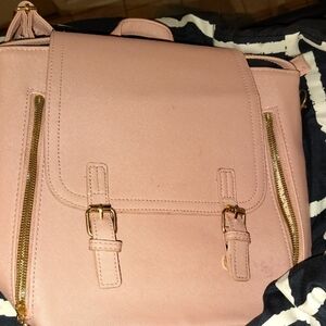 Pink Backpack with Gold Accents, you will have to pick up the purse at my house
